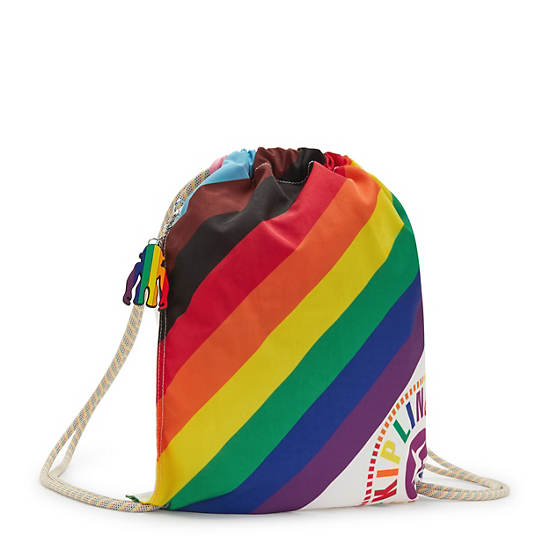 Kipling Jemmy Backpack Handbag Rainbow Print | CA 1277XY